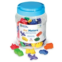 Learning Resources Mini-Motors Counters, 72 Pieces