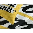 thumbnail image 4 of Ambesonne Fitness Quilted Bedspread Set 3 Pcs, Every Workout Counts, King Size, Yellow White and Black, 4 of 5