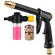 thumbnail image 2 of High Pressure Car Wash With Foam Adjustable Water Spray Nozzle With Metal Wand Multifunctional Garden Hose Sprayer With Connectors For Car Cle, 2 of 8