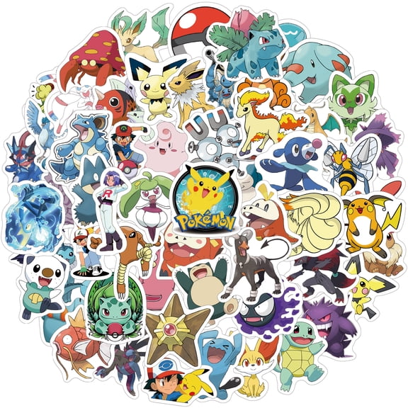 120 PCS For Eevee Cartoon Themed Stickers, Cute Vinyl Waterproof Stickers, for Teen Suitable for Water Bottles,Laptop, Phone, Guitar, Skateboard, Travel Case, Notebook