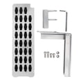 thumbnail image 2 of Plate Metal Car Left Side Foot Rest Pedal Anti Slip Pad Fits for   JK, 2 of 8