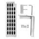 thumbnail image 1 of Metal Car Left Side Foot Rest Pedal Anti Slip Pad Fits for Jeep Wrangler JK, 1 of 5