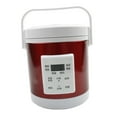 thumbnail image 1 of DOLITY 1.6L Electric Rice Cooker for Car Truck Porridge Soup Pot Cooking Machine Rose Rose Red, 1 of 9