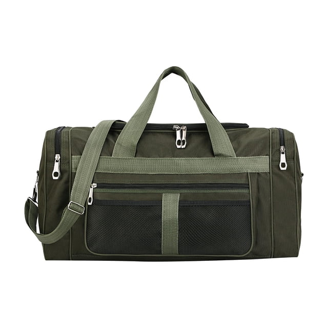 Bolso de viaje Yuyangstore Impermeable correa ajustable Tote Bolsa de lona verde
