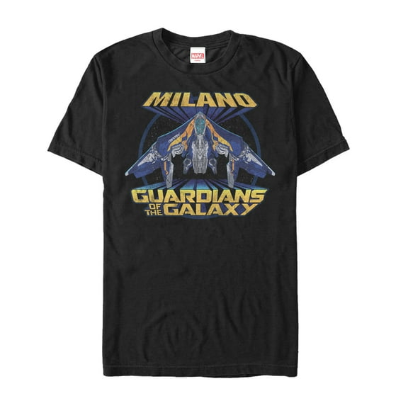 Men's Marvel Guardians of the Galaxy Milano  Graphic Tee Black Large