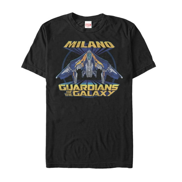 Men's Marvel Guardians of the Galaxy Milano  T-Shirt - Black - 4X Large