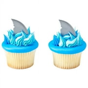 Shark Fin Cupcake Picks Pics Decopics 24 Count