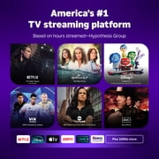 Roku Smart TV 2025 – 55-Inch Plus Series, 4K QLED Mini-LED TV – Roku TV with Enhanced Voice Remote