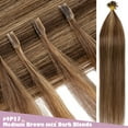thumbnail image 3 of Benehair Russian Keratin Nail-U-Tip Hair Pre Bonded Remy Human Hair Extensions 1g US Fusion 16"-24", 3 of 11