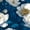 Color 3, variant on Boho Peel and Stick Wallpaper Luxurious Floral Composition Dark Blue Leaves Gold 23.6in x 9.8ft Self Adhesive Contact Paper Renter Friendly