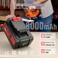 thumbnail image 2 of 2PACK 20V MAX Lithium-ion Battery for Black and Decker 20 Volt 8.0Ah LBXR20 LB20, 2 of 10