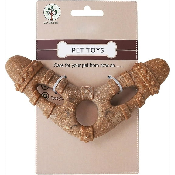 Dog Toys for Aggressive Chewers Puppy Teething Toys Dog Chew Bones Dog Toys to Keep Them Busy (Round)
