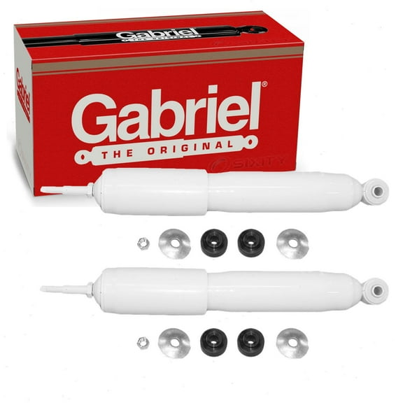 2 pc Gabriel G63414 Ultra Shock Absorbers for Spring Strut Steering Suspension Shocks Struts Fits select: 1980-1996 FORD F150, 1980-1997 FORD F250