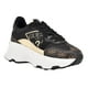 thumbnail image 1 of Zapatilla GUESS CALEBB para mujer, color negro/dorado, multi 001, talla 10, 1 of 2