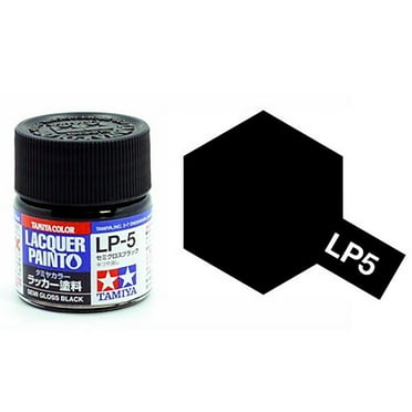 Tamiya Lacquer Paint LP-5 Semi Gloss Black 10 ML TAM82105 Lacquer Primers & Paints