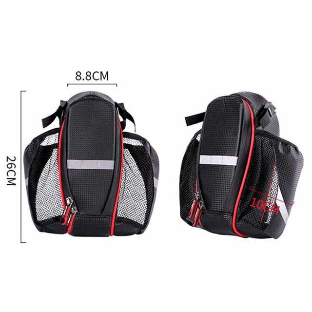 Soidarity Bolsa para alforjas de bicicleta trasera Bolsa de maletero de bicicleta de gran capacidad Alforja de asiento trasero de bicicleta portátil Ciclismo Soidarity OD008685-00