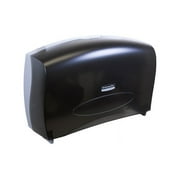 Kimberly-Clark Professional* Cored JRT Jumbo Combo Tissue Dispenser, 20 2/5w x 5 4/5d x 13 1/10h, Smoke/Gray -KCC09551
