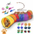 thumbnail image 3 of Juguetes Xtellar Para Gato Plumas Varita Bolas Ratones Túnel 20 Pcs, 3 of 4