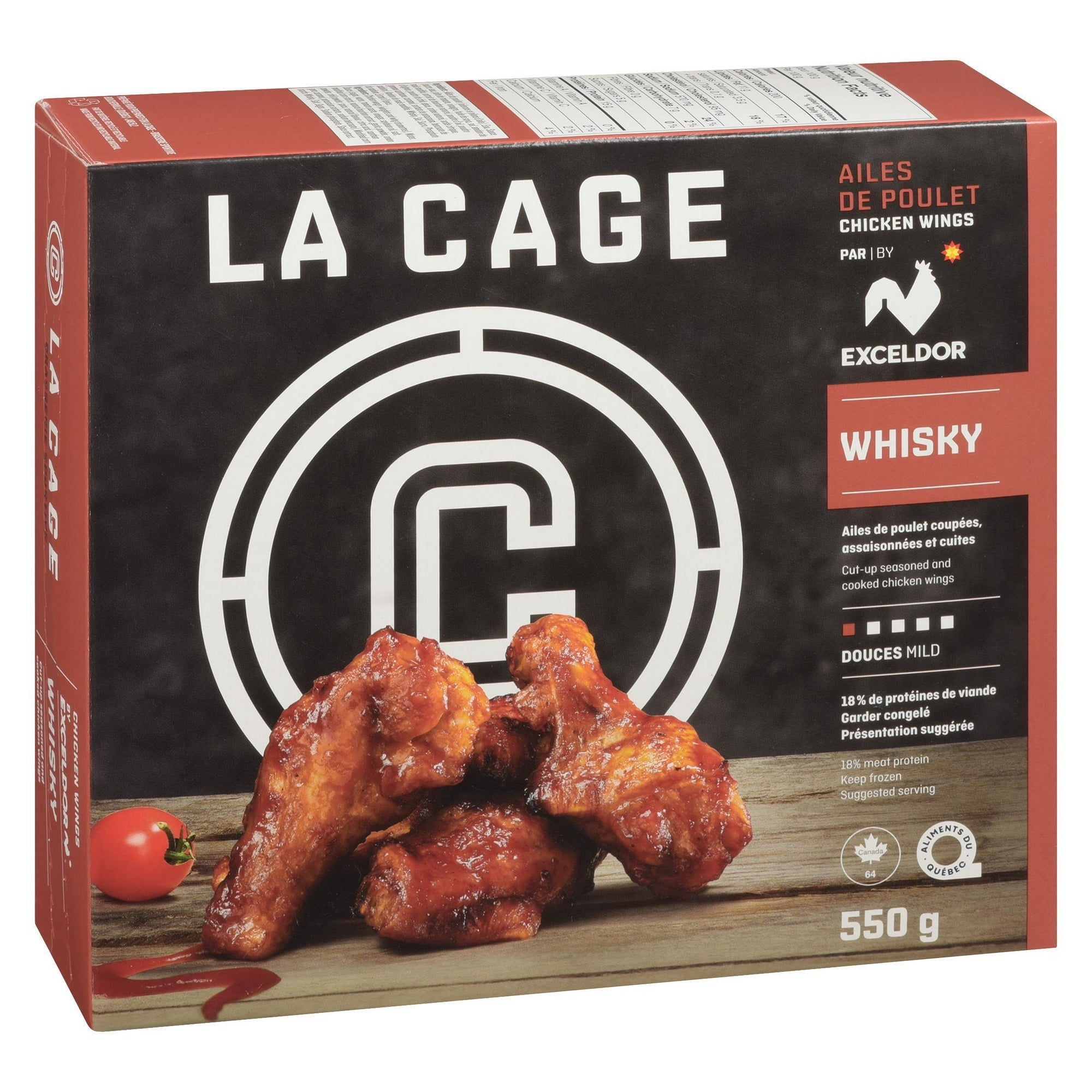La Cage Whisky Chicken Wings, 550 g