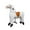 Type A, Ride on Horse(White), variant on Wanan Ride on Unicorn on Toys, Unicorn Ride on for Girls 4 to 8 Years, Ride on Horse Unicorn Toys, Unicorn Rider Mechanical Walking Action, Max Load 165 LBS, No Battery or Electricity