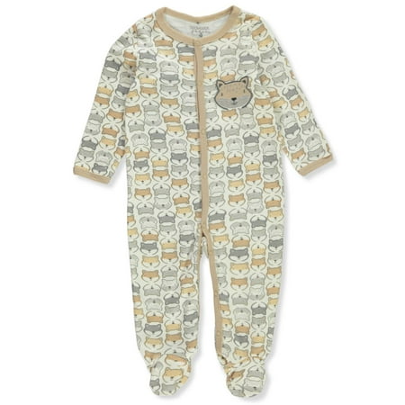 

Duck Duck Goose Baby Boys Fox Footed Coveralls - green/multi 6 - 9 months (Newborn)