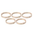 thumbnail image 3 of Carabiner Keychain, DIY Tool Convenient Practical Round Clips Lightweight Portable  For Loose Spiral Notebook Outer Diameter 40mm, Inner Diameter35mm,Outer Diameter 45mm, Inner, 3 of 8