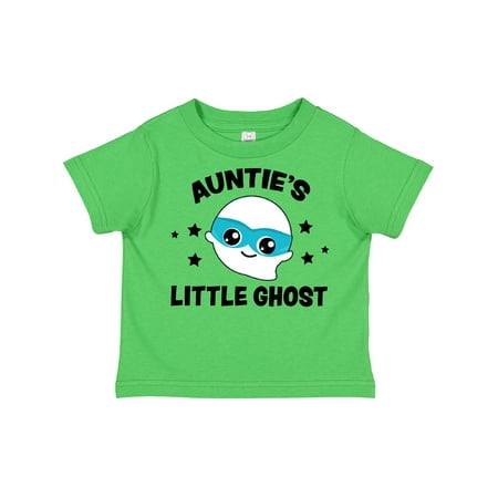 

Inktastic Cute Auntie s Little Ghost with Stars Gift Toddler Boy or Toddler Girl T-Shirt