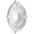 thumbnail image 4 of Ekena Millwork 19"OD x 3 1/2"ID x 1"P Attica Thermoformed PVC Ceiling Medallion (Fits Canopies up to 6 3/4"), Metallic Dark Copper, 4 of 10