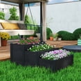 thumbnail image 2 of Outsunny Vinyl Raised Garden Bed Kit, 3-Tier Elevated Garden Box, 2 of 10