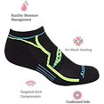 thumbnail image 4 of AmPm mens Multi-Pack Bolt Performance Comfort Fit No-Show Socks, 4 of 4