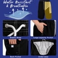 thumbnail image 4 of Shorts de baño para hombre Scotamalone de secado rápido en nylon negro, 4 of 5