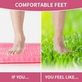 thumbnail image 2 of Yolife Shower Foot Scrubber Mat,Anti-Slip Bath Mat with Scrub Bristles & Strong Suction Cups to Soothe Achy Feet, 25.6" x 13.4", 2 of 7