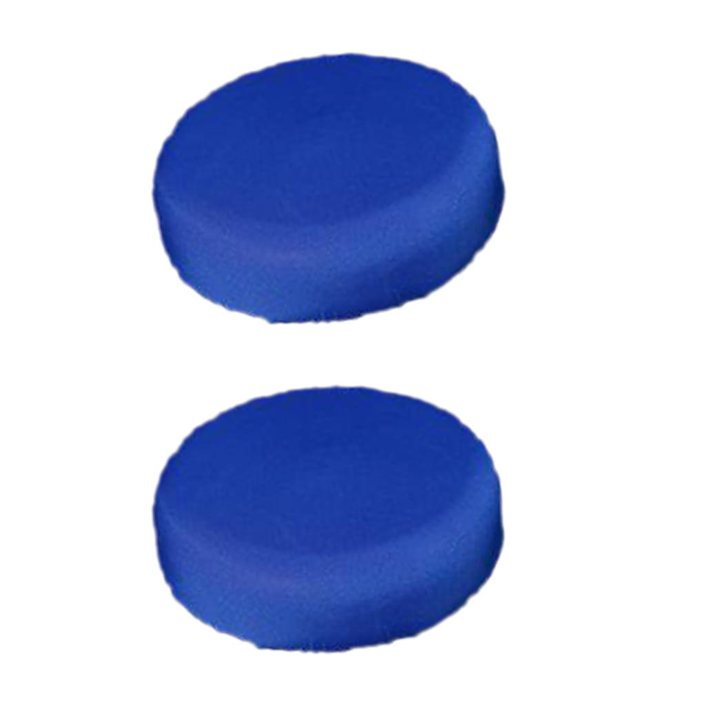 Stretch Plush Footstool Cover Round Stool Seat Cover Cushions Sleeves 28cm Dia. 