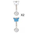 thumbnail image 1 of Reloj de Bolsillo de Enfermera Macarena 3 Piezas Mariposa, 1 of 9