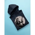 thumbnail image 3 of Rock On Skeleton Guitar Tee Hoodie Men's, 3 of 4
