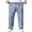 Light Blue, variant on Y-Sunset Mens Big and Tall Elastic Waist Jeans with Pockets and Drawstring