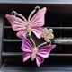 thumbnail image 3 of 2 piezas de clip de aromaterapia para salida de aire de coche, decoración de salida de aire acondicionado con forma de mariposa, 3 of 5
