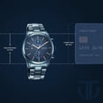 thumbnail image 3 of Titan Neo Splash Quartz Analog with Date Blue Dial Blue Stainless Steel Strap Watch For Men, 3 of 5