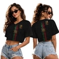 thumbnail image 3 of 2026 New Mexico Soccer Jersey Women for Fans, Mexican Jersey Soccer Crop Top, Jersey De Mexico V-Neck Short Sleeve Football Apparel Outdoor Training Daily T Shirt for Adult, 3 of 6