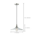thumbnail image 5 of Nuvo 60-5509 - Vintage - 1 Light Pendant w/Matching Shade  - Vintage Lamp Included, 5 of 9
