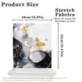thumbnail image 6 of Xoenoiee Otter Cherry Blossom Print Dining Chair Covers Chair Back Covers Dining Room Chairs Slipcovers Removable Washable Chairs Protector Cover for Kitchen Party Ceremony, 1 Pack, 6 of 7