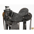 thumbnail image 4 of 16 In Hilason Western Horse Wade Saddle American Leather Ranch Roping Antique Black, 4 of 8