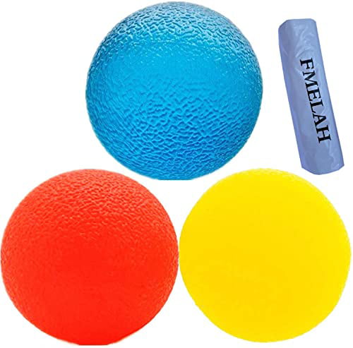 Squeeze Exercise Strength Ball Finger Hand Grip Therapy Stress Ball for Elderly 