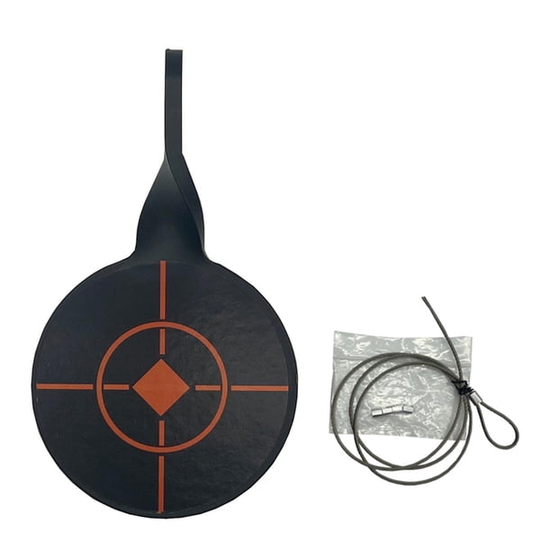 Target de Aire forma forma forma Pellet Target Plate Diámetro 8cm, Objetivo de Tiro de Metal para Entrenamiento de Práctica Accs