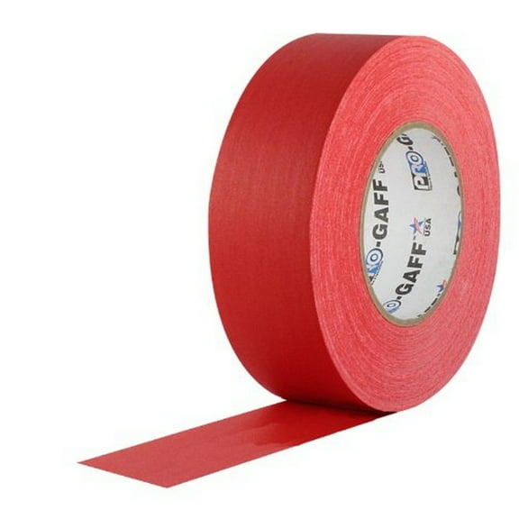 Pro Gaff Red Gaffers Tape 2" X 50 Yard Roll (Pack Of 24)