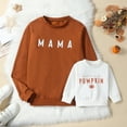 thumbnail image 2 of Gupgi Tenues Assorties pour Maman et Moi, Chandail à Capuche Imprimé Citrouille d'Halloween, Manches Longues, 2 of 7