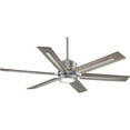 thumbnail image 4 of Progress Lighting Glandon 6-Light Antique Nickel LED Ceiling Fan with Remote Control and Reversible Blades, 4 of 11