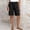 *Black, variant on Women's Drawstring Elastic Waist Shorts with Pockets ,Casual Loose Summer Shorts Khaki,Women's Plus M