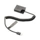 thumbnail image 2 of Adaptador de corriente,Cable adaptador de alimentación tipo C Batería ficticia EN-EL14,Acoplador de batería simulada con cable de resorte flexible,Conector de fuente de alimentación Hugo Adaptador de corriente, 2 of 6