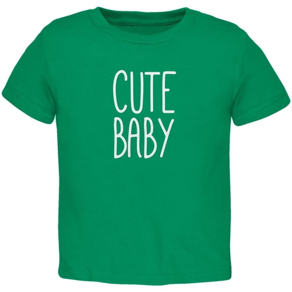 Mother's Day Cute Baby Kelly Green Toddler T-Shirt - 2T